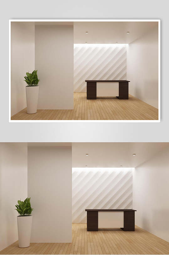 logo企业前台形象墙文化墙样机