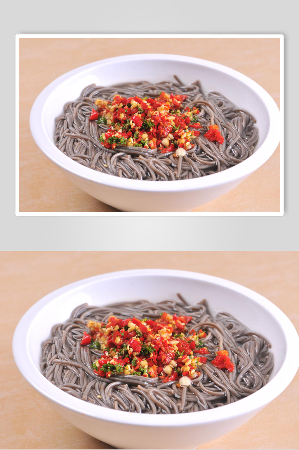 美味酸辣蕨根粉食品摄影图片素材