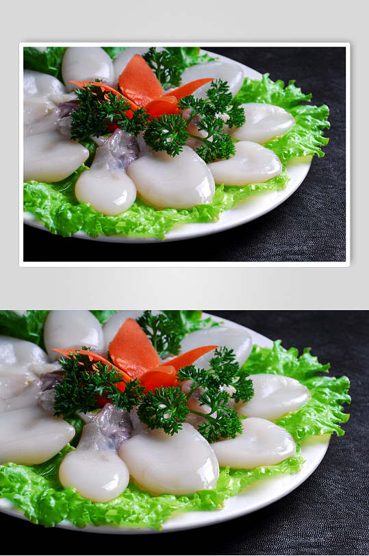 美味墨鱼仔食品高清图片