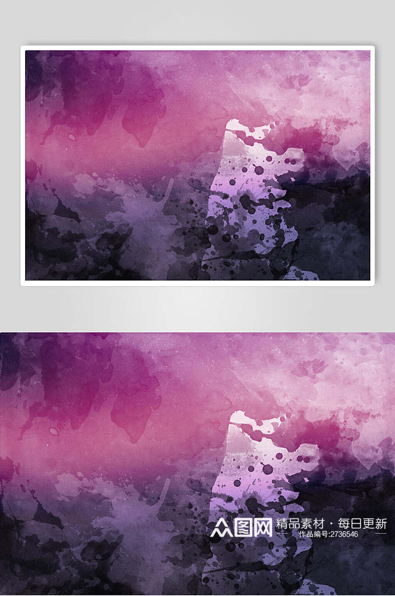 炫酷紫色油彩贴图摄影图片素材