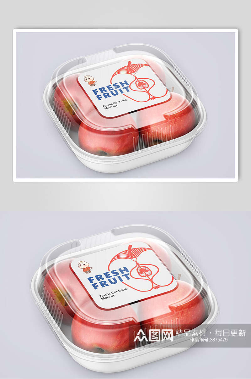 西红柿食品包装样机素材