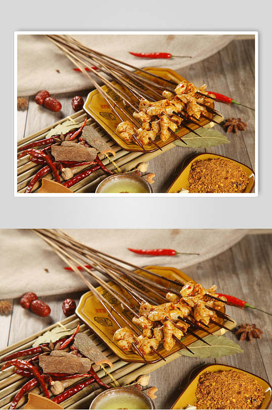 鸡爪串串菜品图片