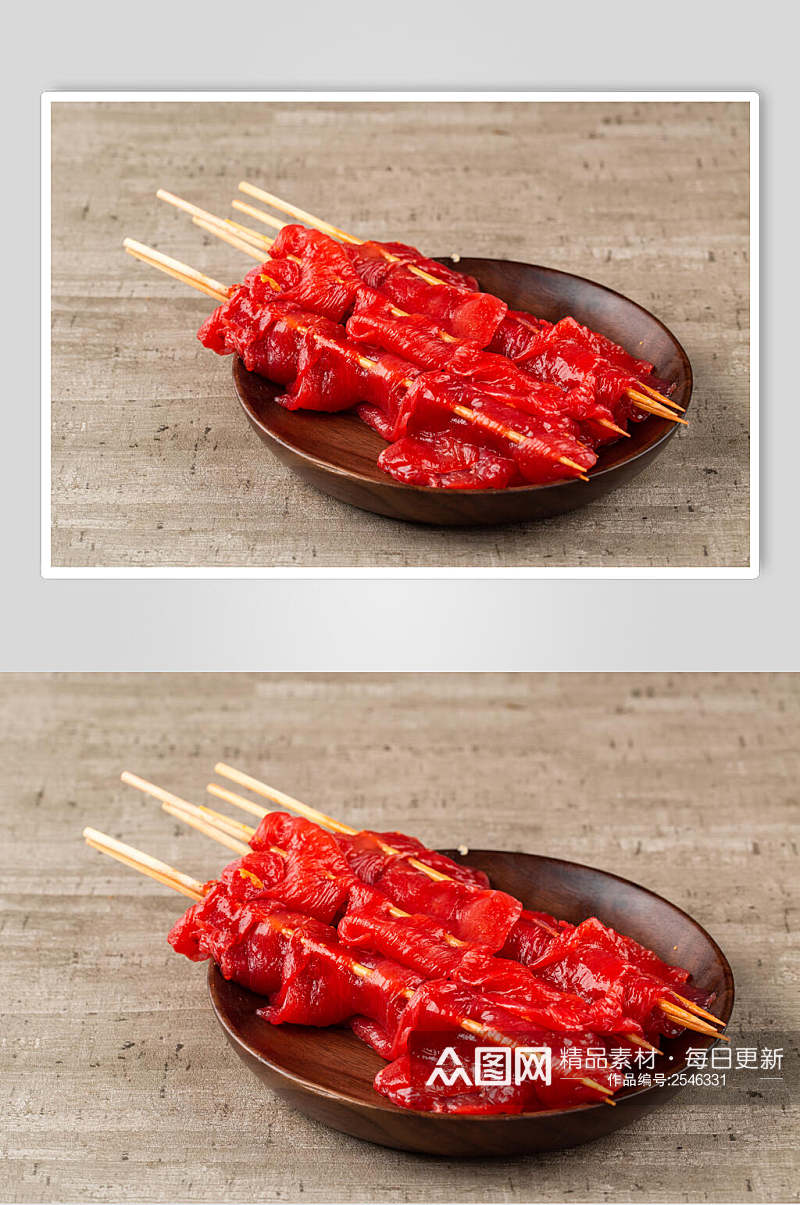 串串荤菜美食图片素材
