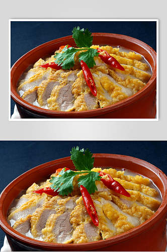 紫砂酥肉食物摄影图片