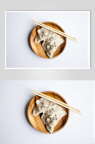 饺子食物甜品摄影图