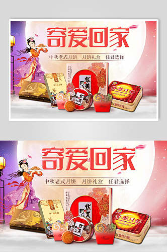 中秋钜惠中秋节中国传统节日海报