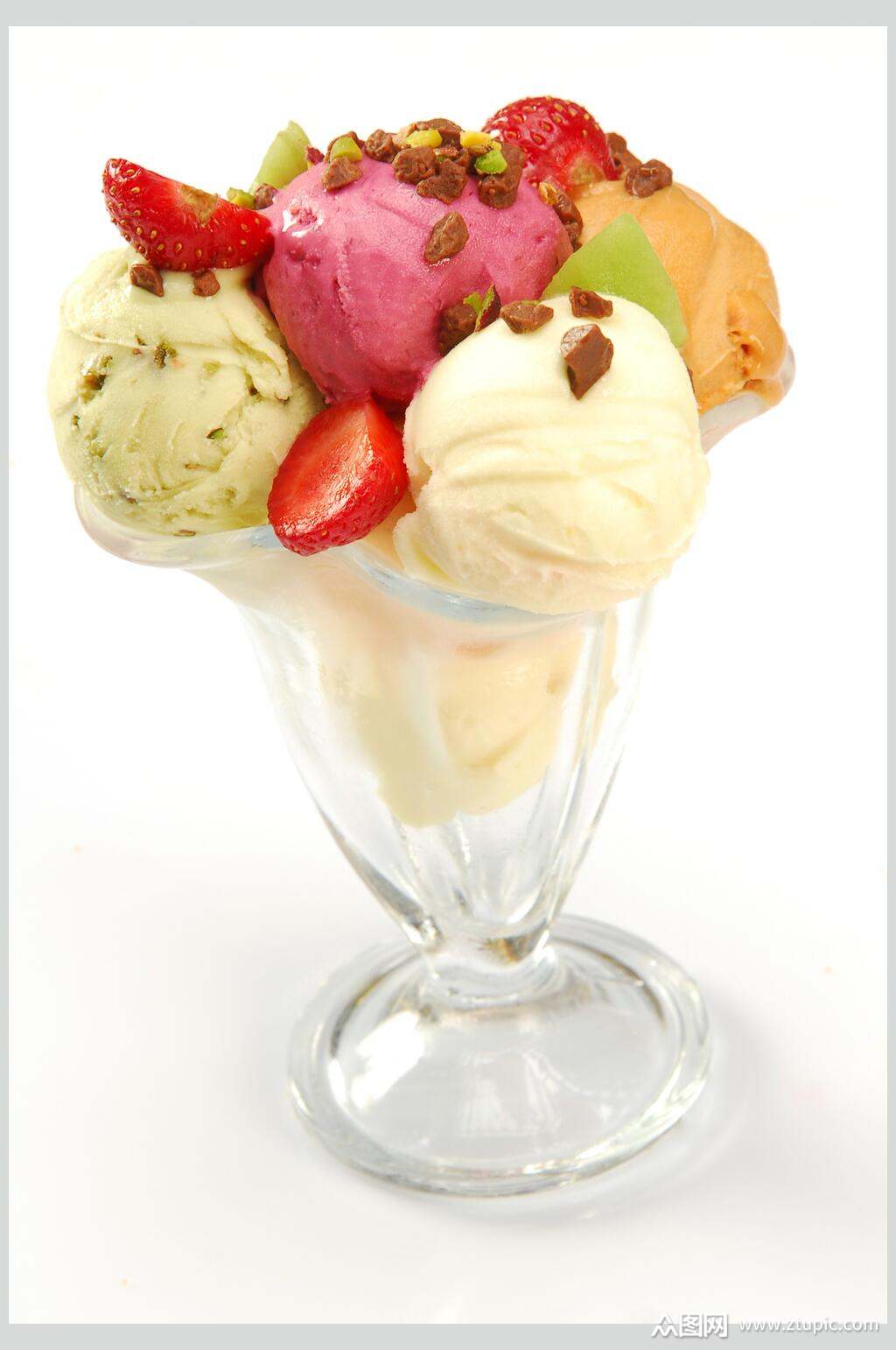 创意冰淇淋食品摄影图片素材