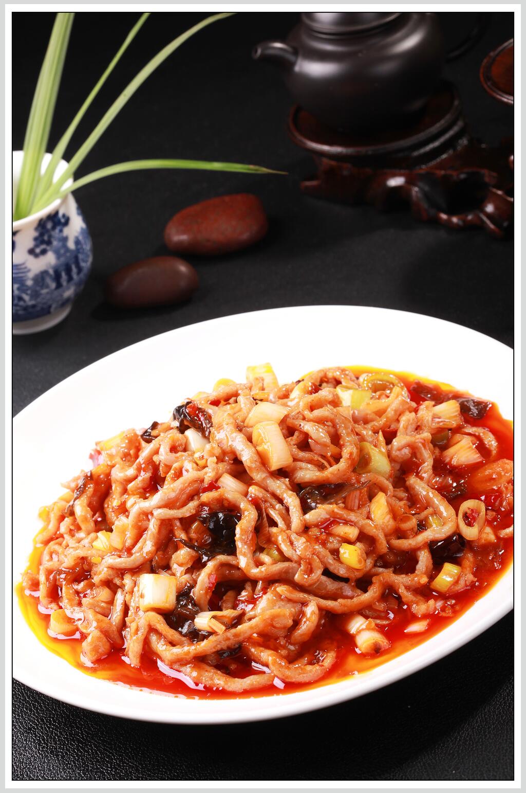 招牌美味鱼香肉丝食品图片素材
