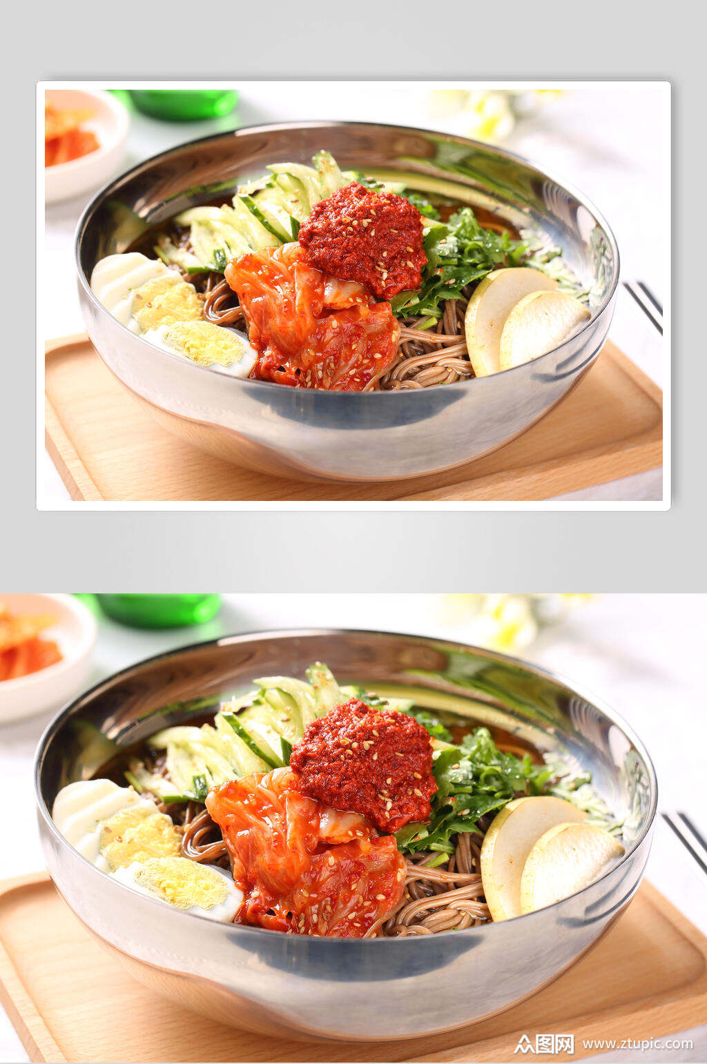 招牌鲜香美味朝鲜冷面美食图片素材