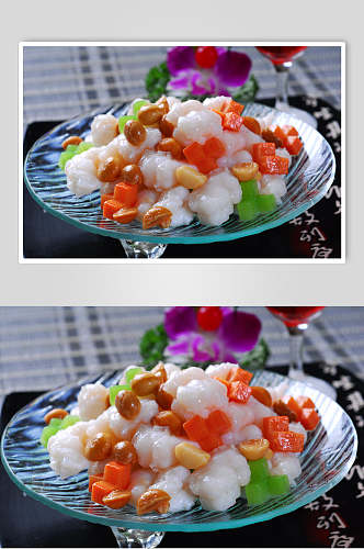 热泰国水晶虾食物高清图片