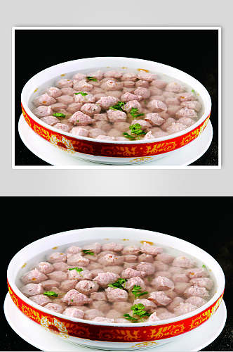 清汆丸子餐饮食物图片