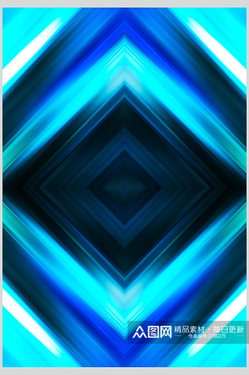 蓝色放射性立体几何形状背景贴图图片素材