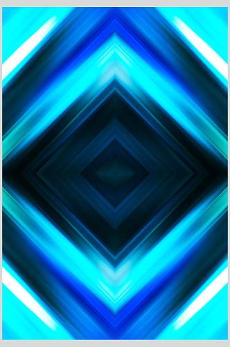 蓝色放射性立体几何形状背景贴图图片