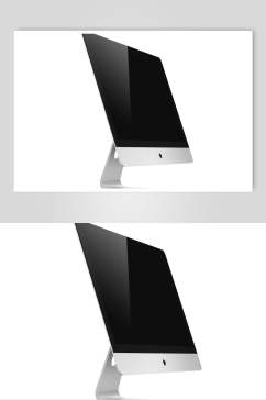 创意大气黑色台式电脑显示器样机