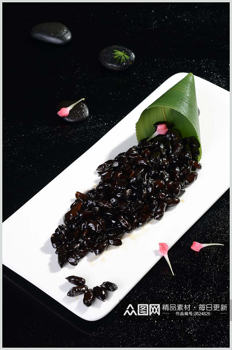 卤香黑花生餐饮食品图片素材