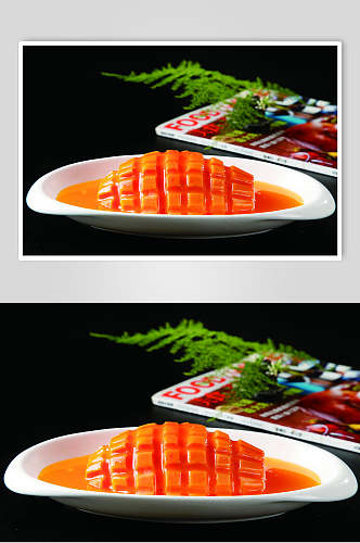 营养健康橙汁木瓜餐饮食物图片