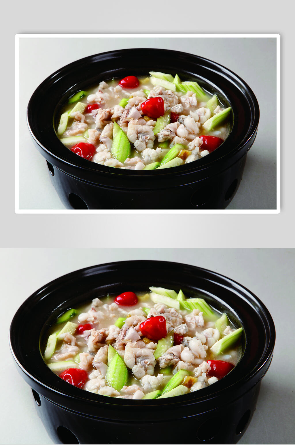 招牌口味牛蛙食物高清图片素材
