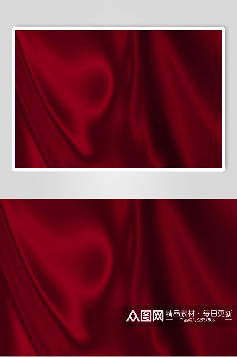 红色丝绸绸缎背景贴图摄影图片素材