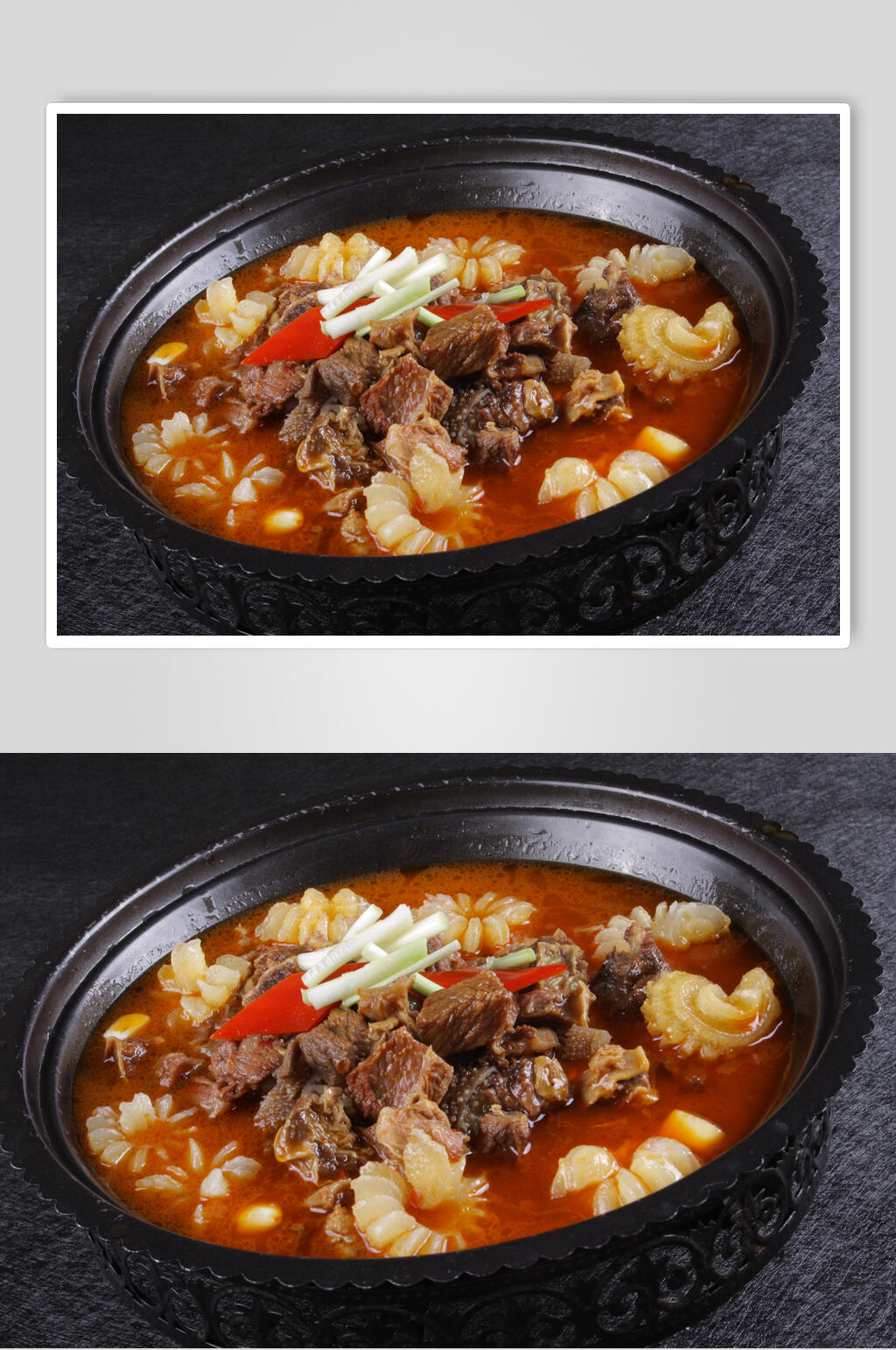 麻辣黄牛三宝餐饮食品图片素材