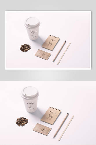 创意袋子咖啡奶茶包装样机