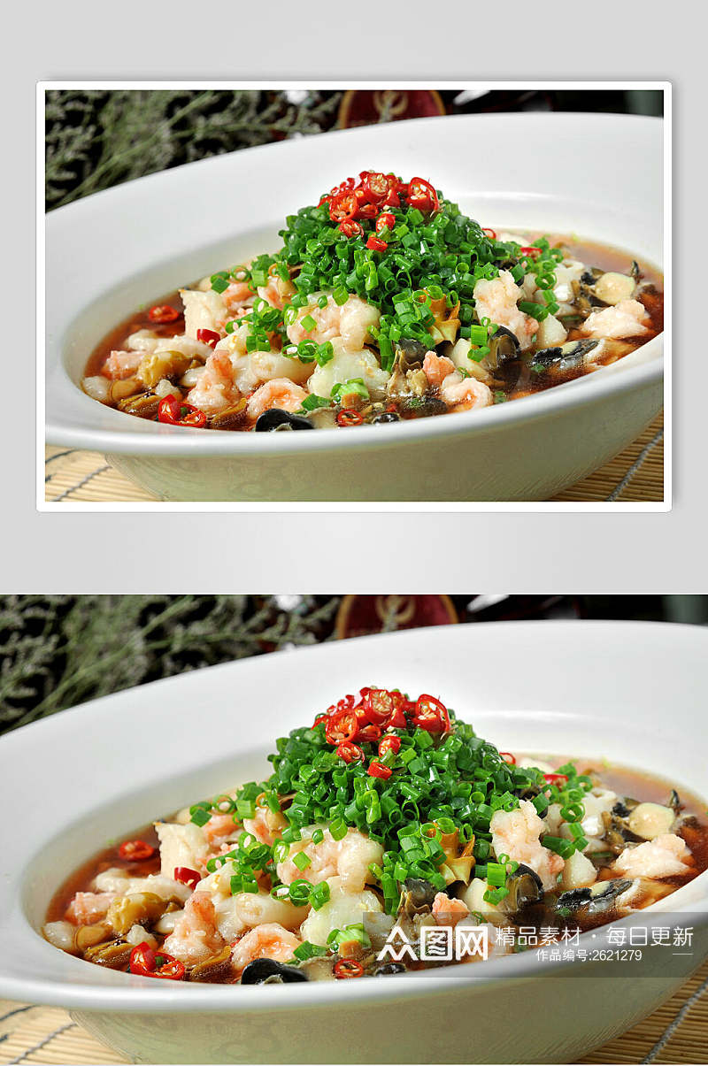 双椒海鲜烩时价餐饮食品图片素材