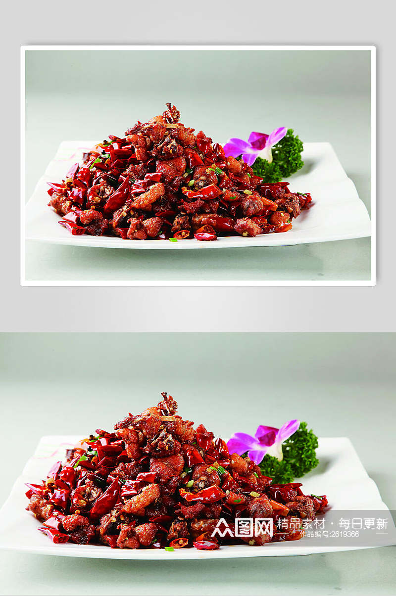 重庆辣子鸡食物摄影图片素材