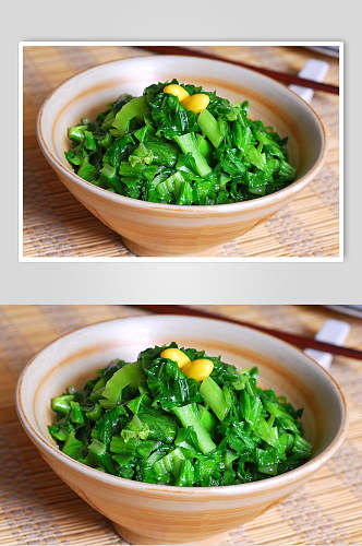鸡汁青菜钵食品摄影图片