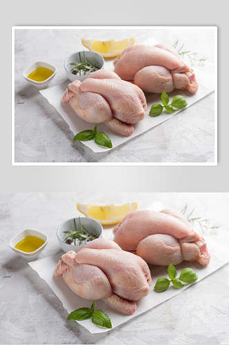 新鲜食物鸡肉鸡腿摄影图