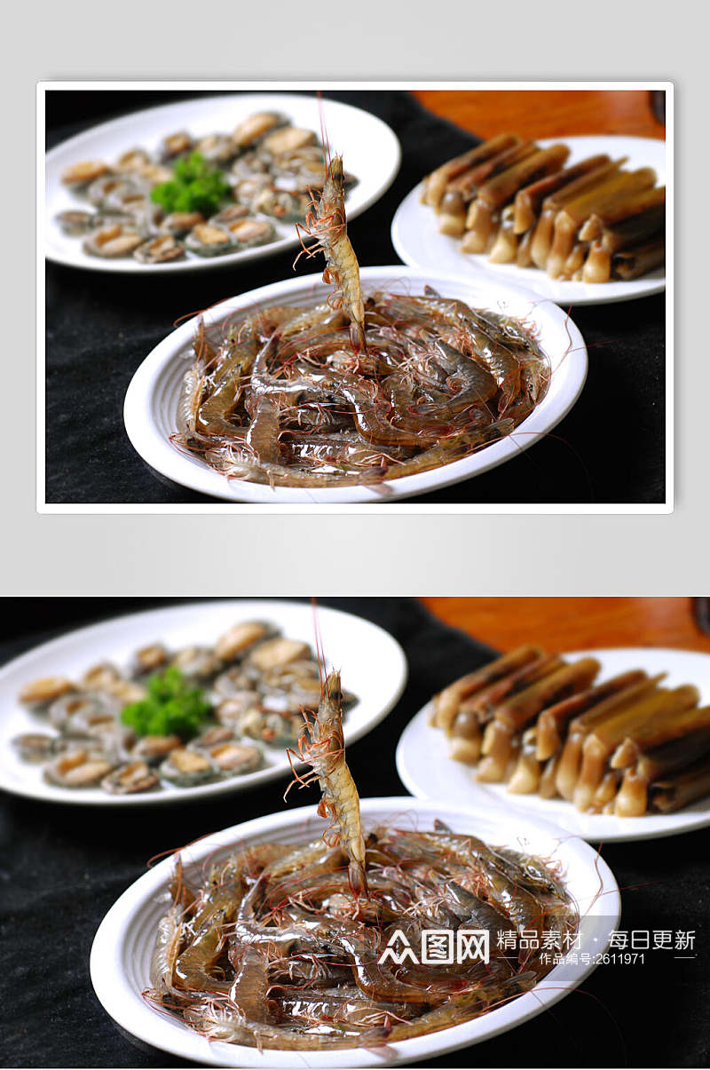 基围虾食品高清图片素材