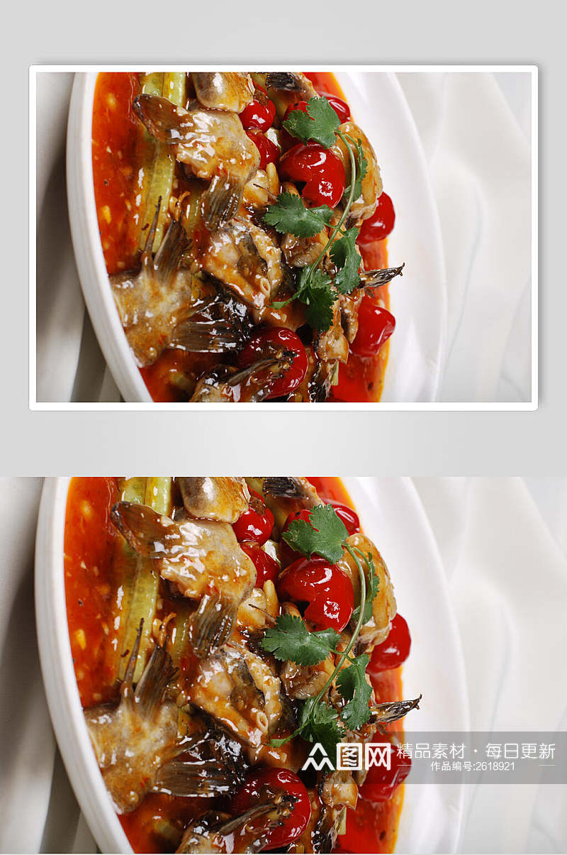 泡椒鱼鳍食物摄影图片素材