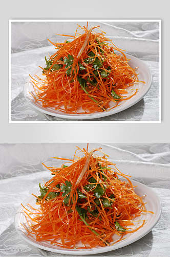 红油萝卜丝餐饮食物图片