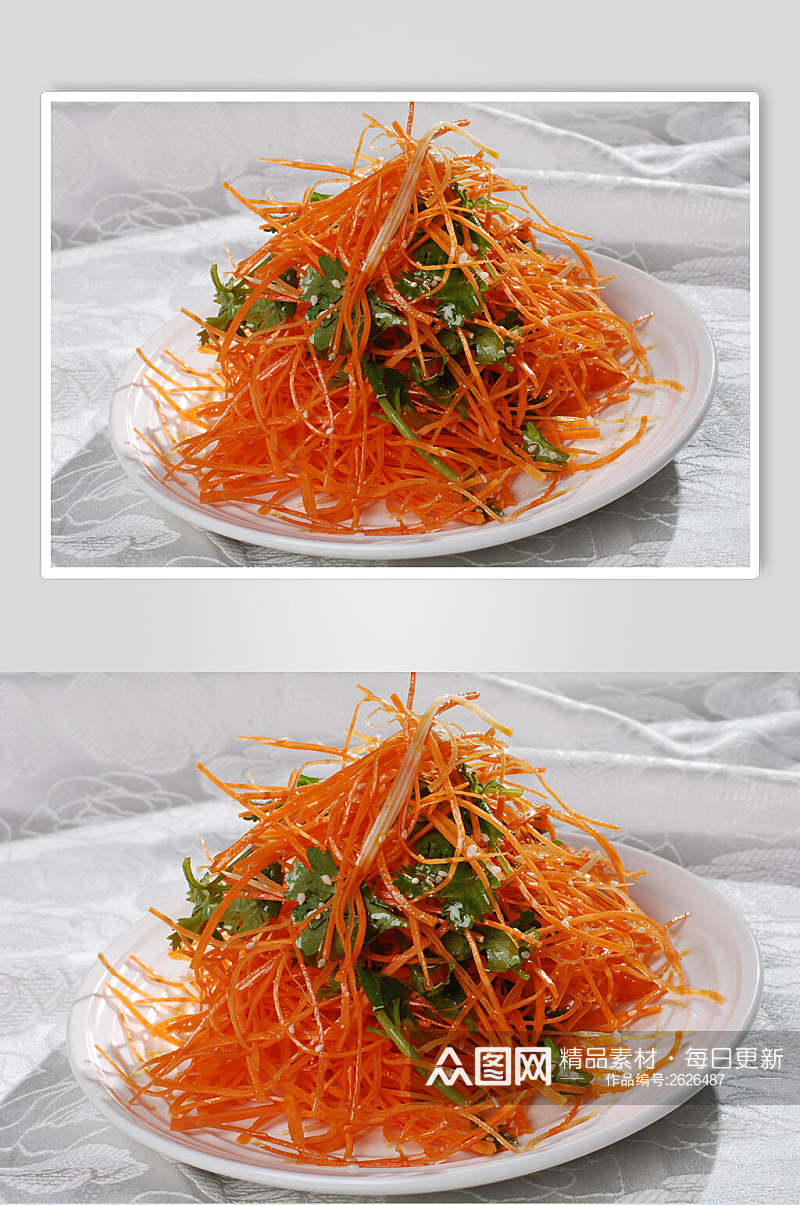 红油萝卜丝餐饮食物图片素材