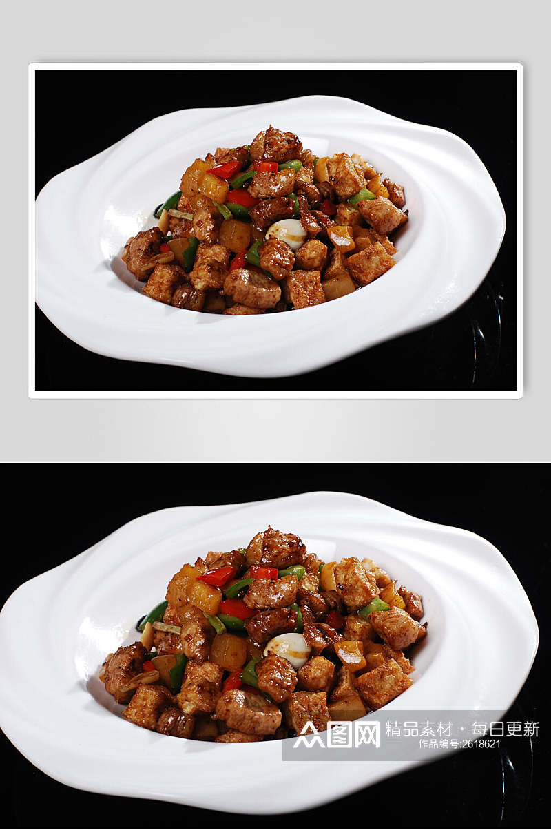 潮州椒酱肉食物高清图片素材