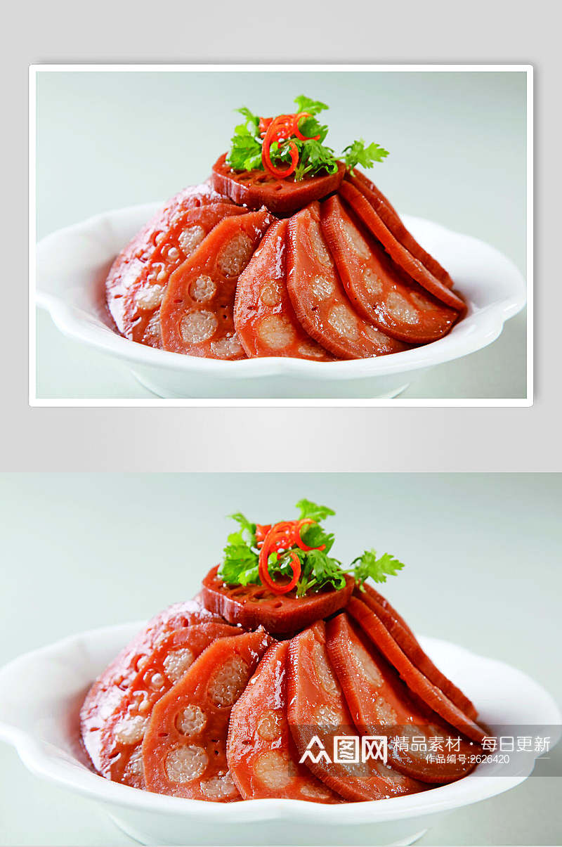 桂花糯米藕餐饮食物图片素材