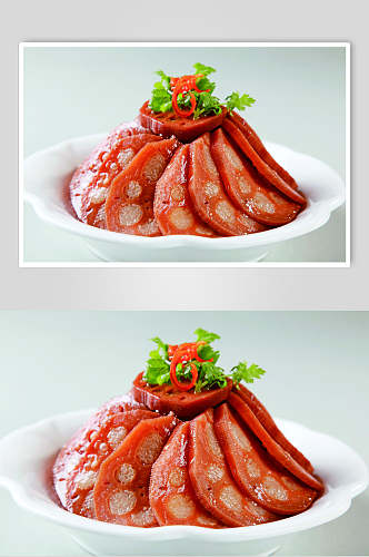 桂花糯米藕餐饮食物图片