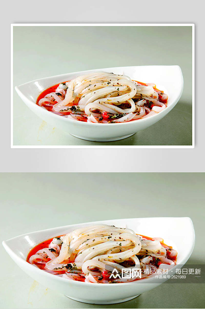十香菜拌凉粉大餐饮食品图片素材