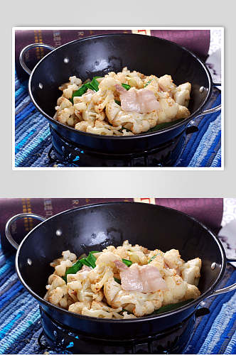 鲜香美味热干锅花菜食物图片