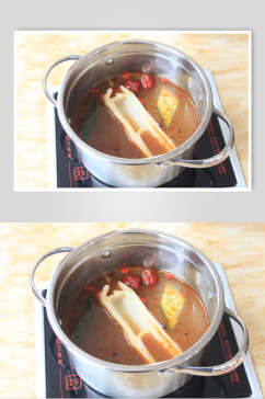 鲜香美味火锅锅底图片