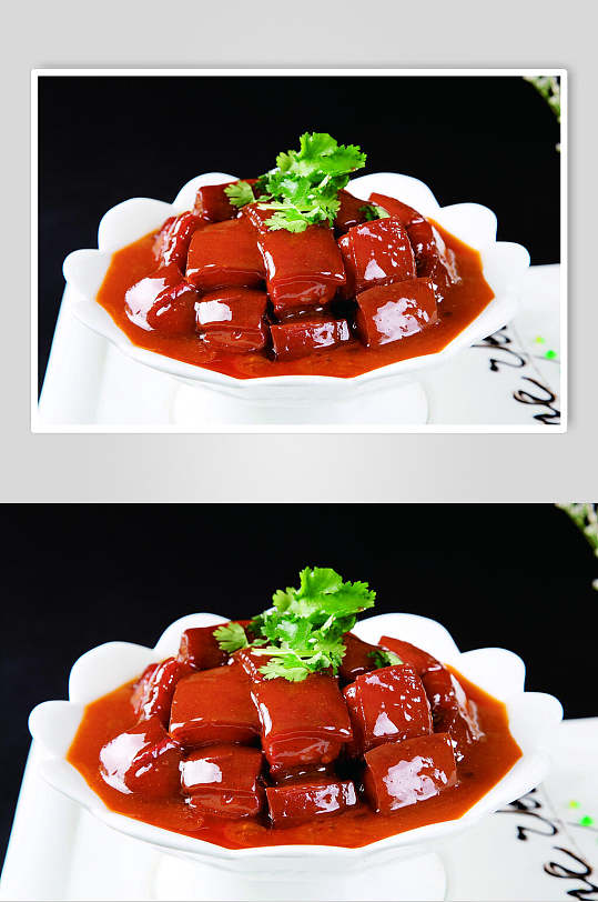 毛氏红烧肉食物高清图片
