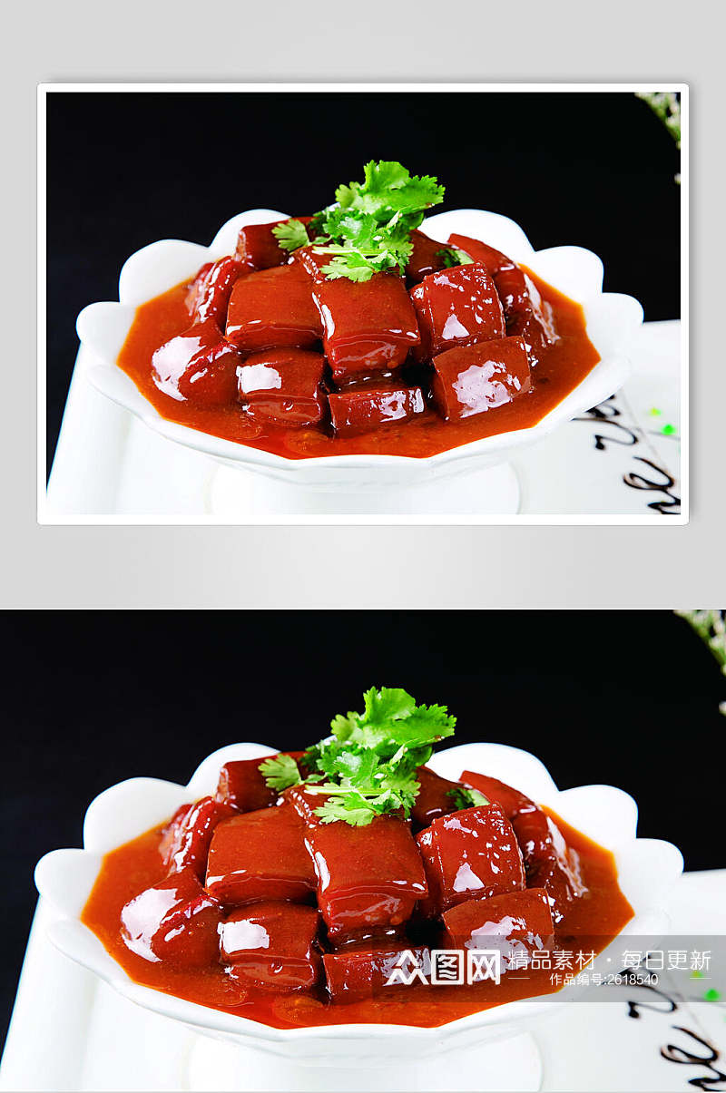毛氏红烧肉食物高清图片素材
