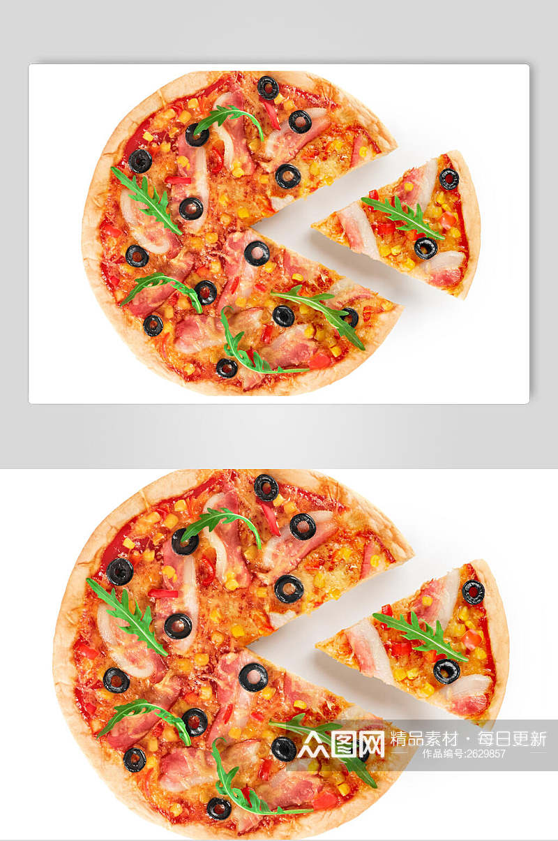 特色披萨西餐高清图片素材