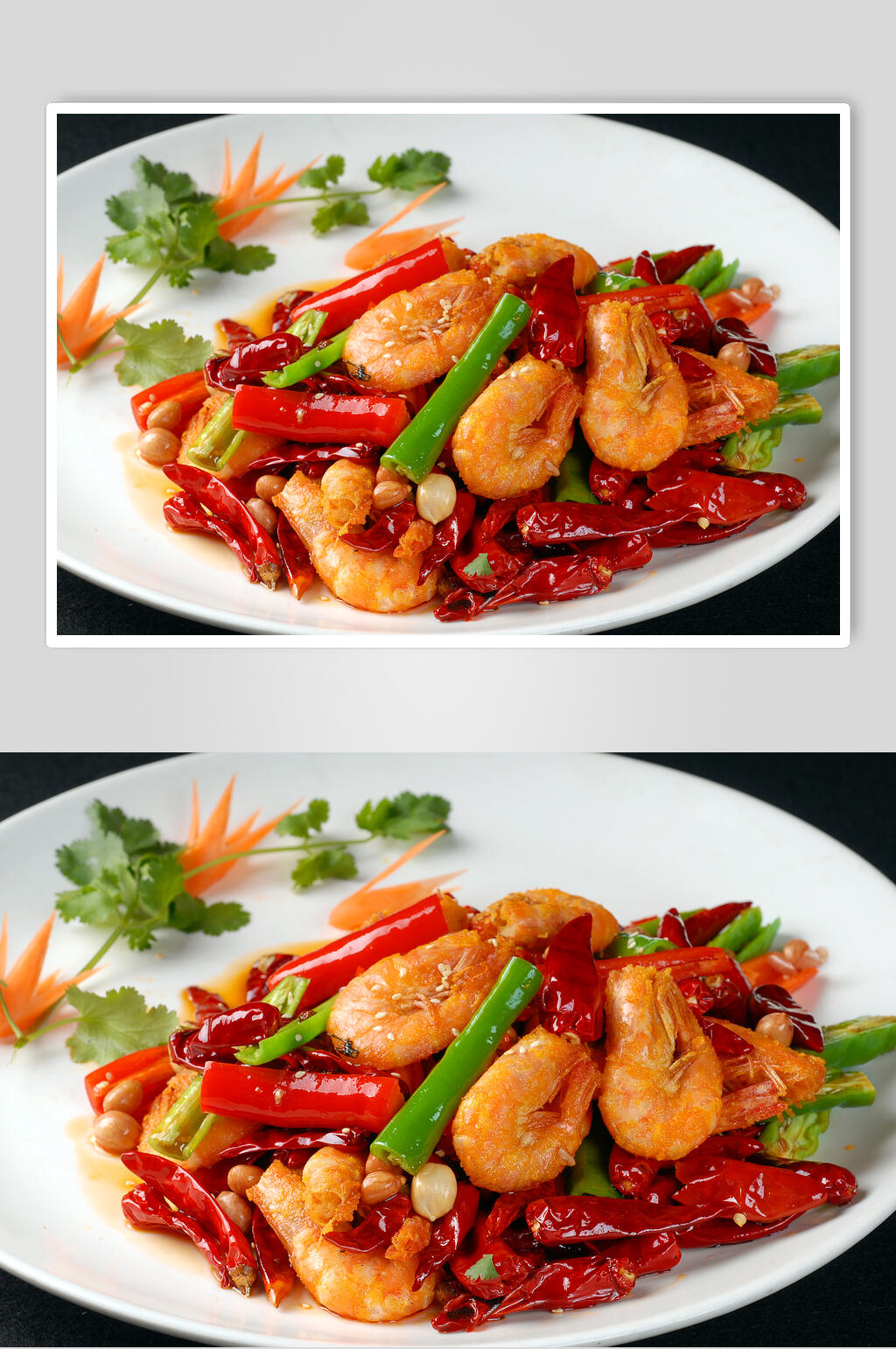 招牌香辣虾食物高清图片素材