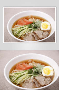 食物朝鲜冷面美食图片