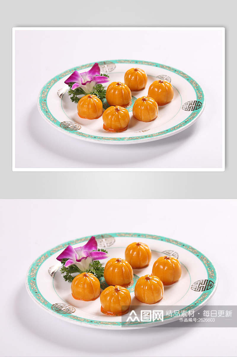 新鲜美味小吃食品南瓜饼图片素材