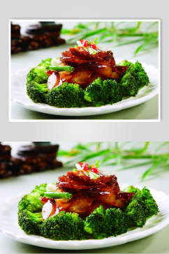 美味兰花蹄筋食物摄影图片