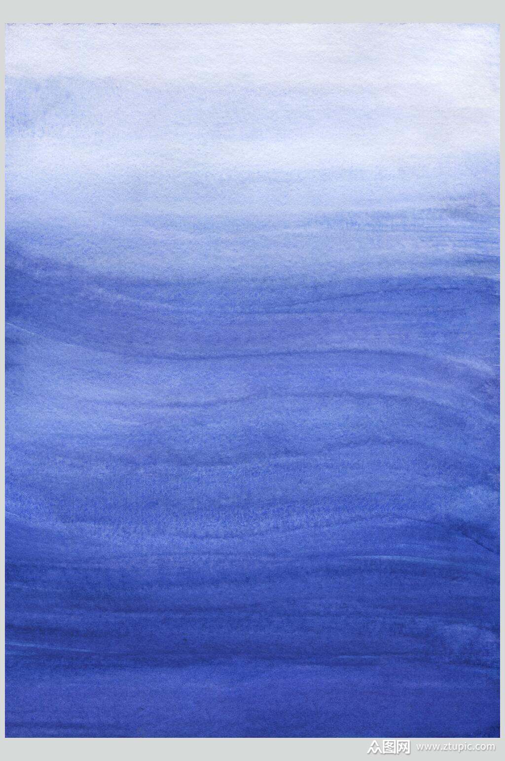 湛蓝色淡彩背景贴图高清图片