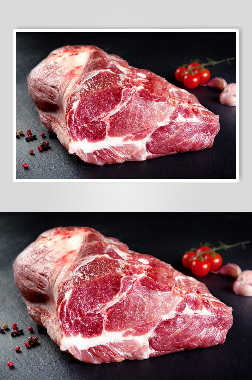 新鲜进口鲜肉食品肉片摄影图素材