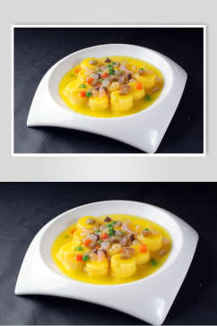 潮汕海皇豆腐食物高清图片