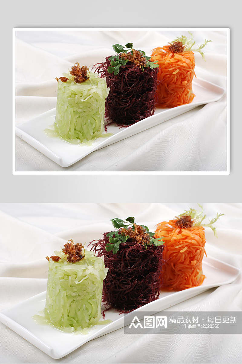 三色素墩餐饮食物图片素材
