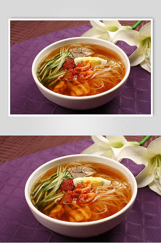 精品时尚朝鲜冷面美食图片